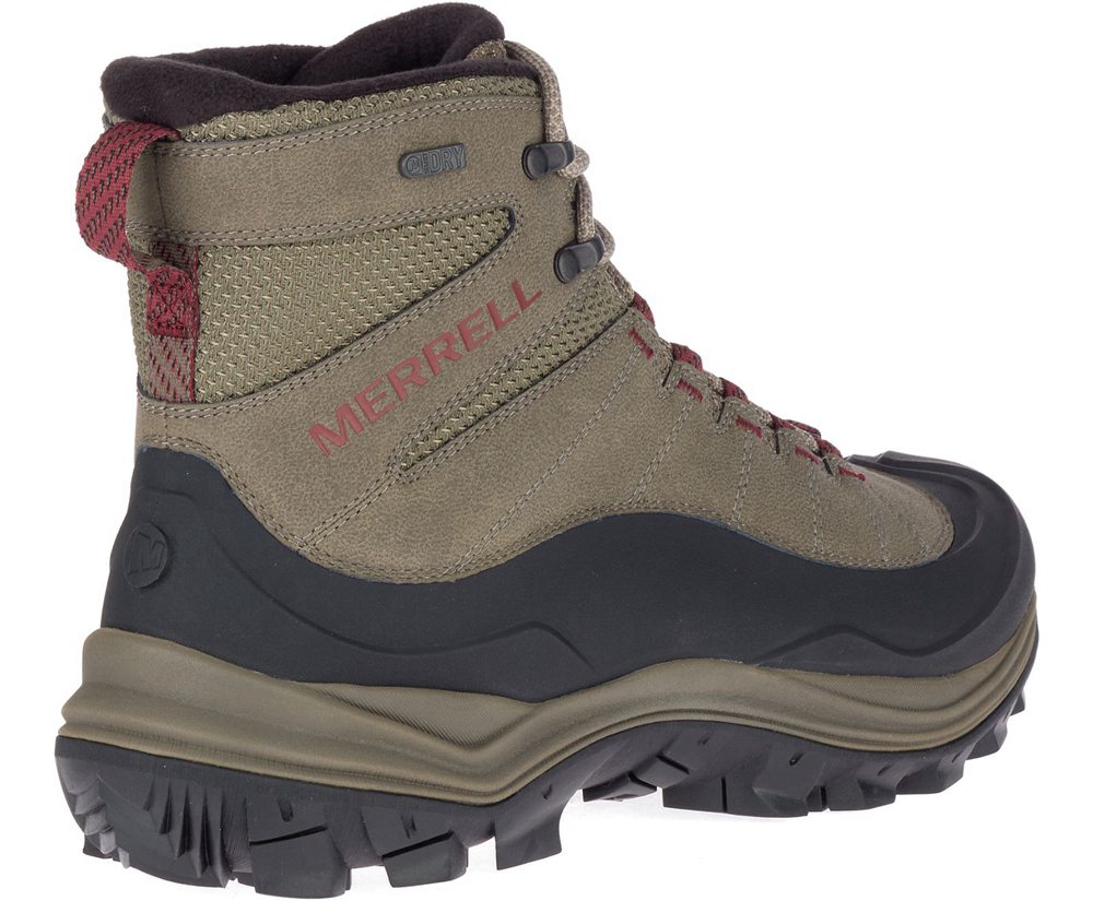 Merrell Boots Brown - Thermo Chill Mid Shell Waterproof - Mens 30SLOGXCT